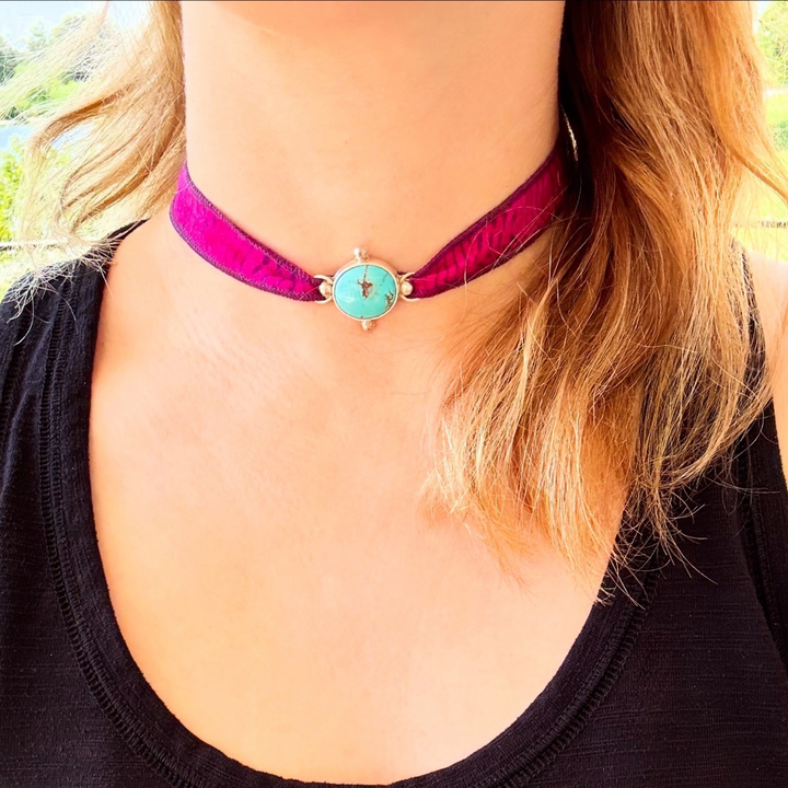 Okie Strands - Golden Hills Turquoise