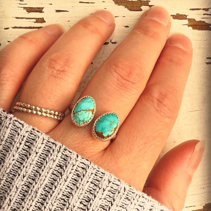 Emerald Valley Ring // Size 7.5 (Adjustable)