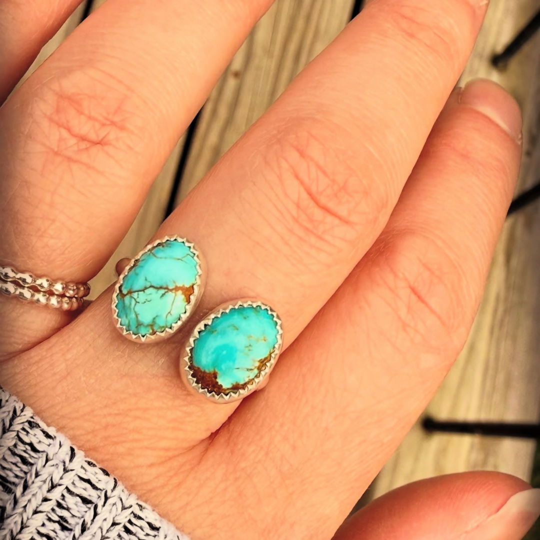 Emerald Valley Ring // Size 7.5 (Adjustable)