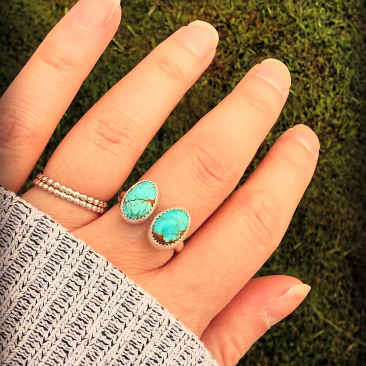 Emerald Valley Ring // Size 7.5 (Adjustable)