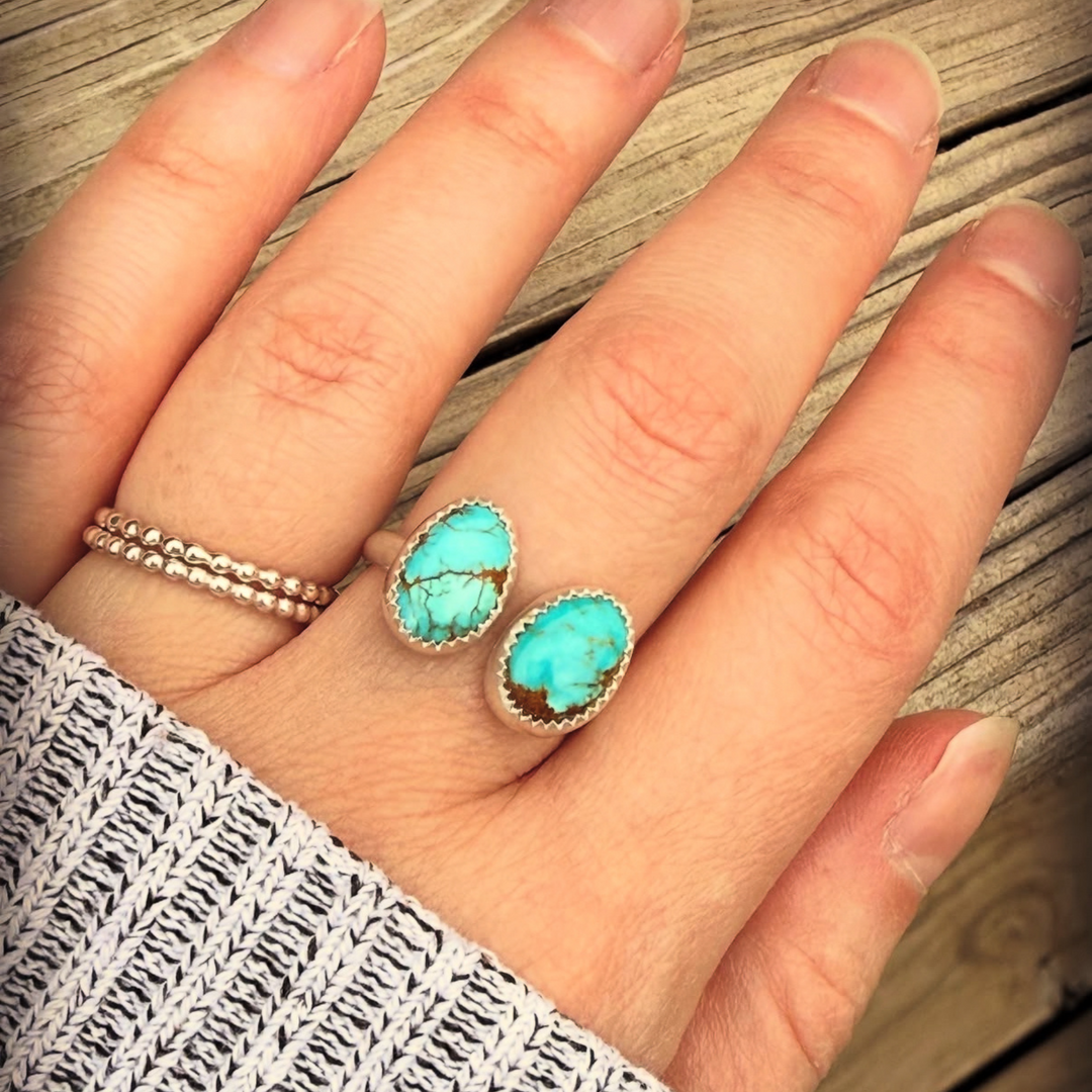 Emerald Valley Ring // Size 7.5 (Adjustable)