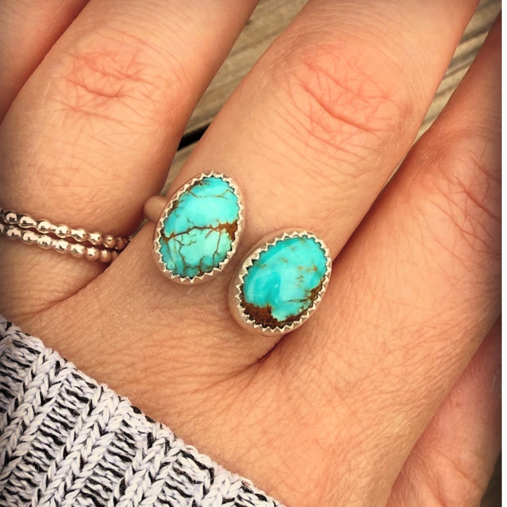Emerald Valley Ring // Size 7.5 (Adjustable)